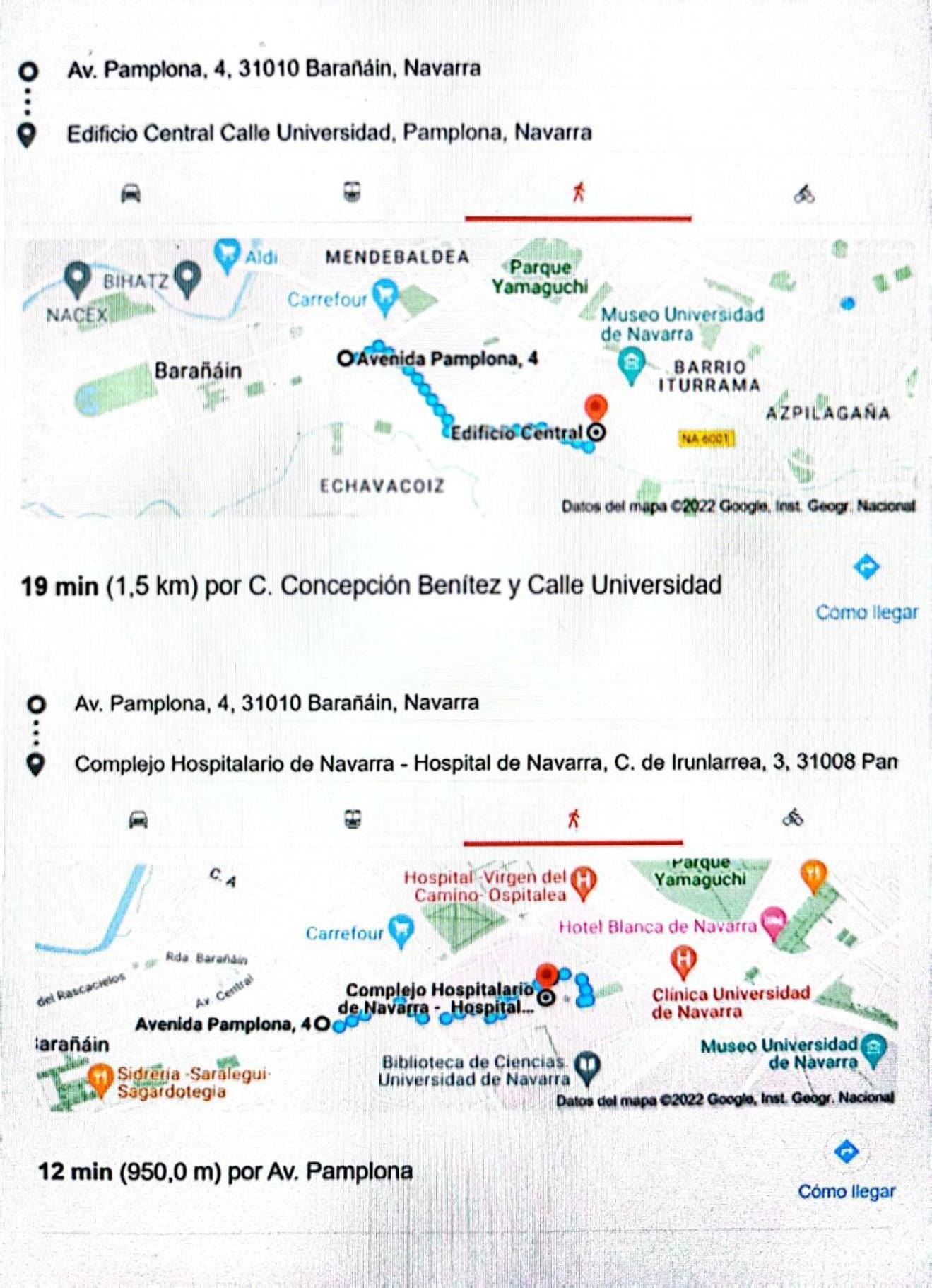 Los Sauces Pamplona Hospitales Universidad Baranain Exteriör bild